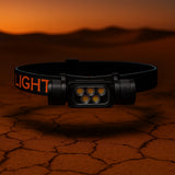 Headlamp, Clip, + Battery Bundle